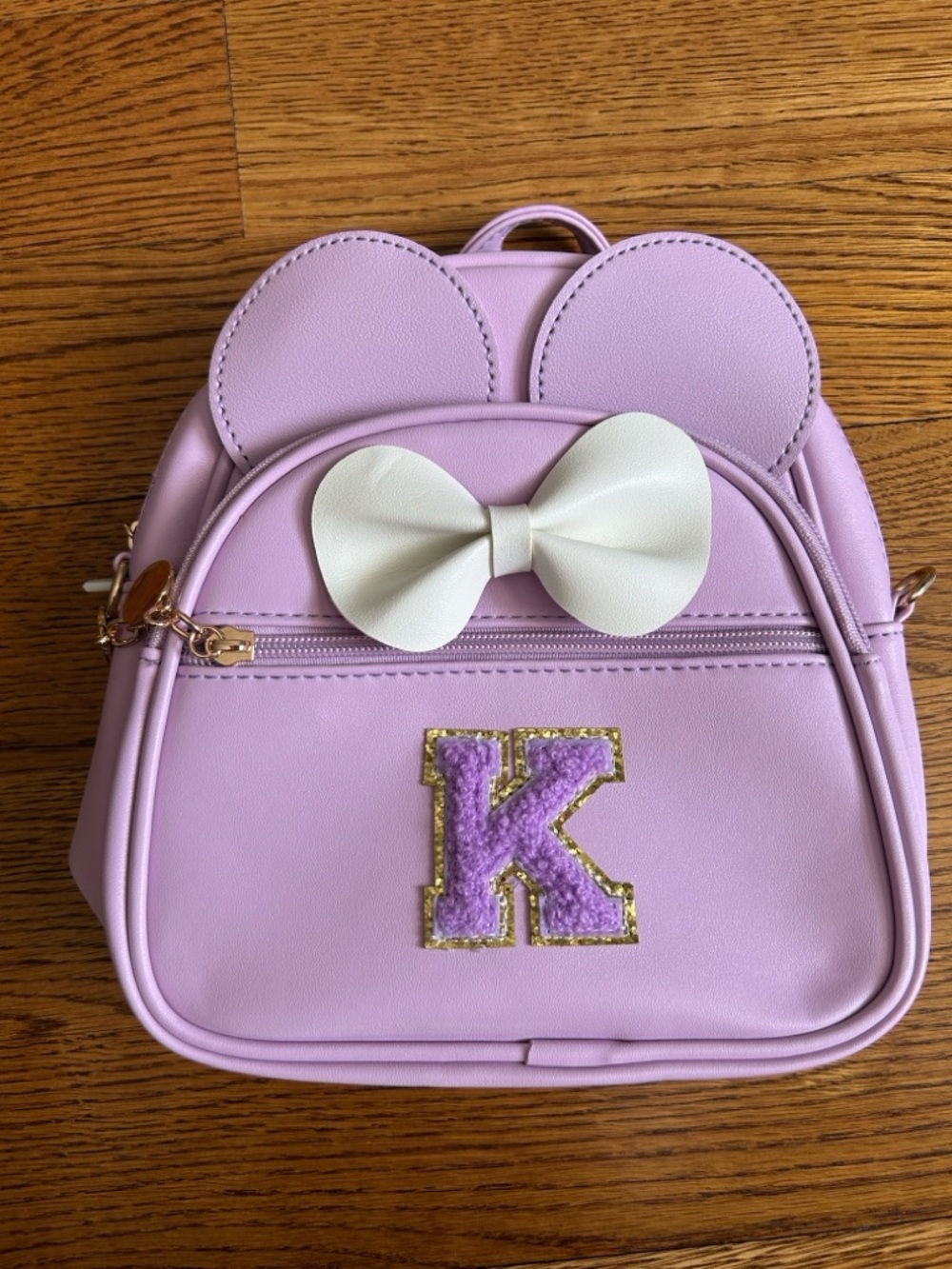 Girls Initial Backpack - Picture 2 of 7